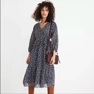 Madewell tie-waist midi dress